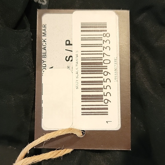 Rio de Sol Body Black Marina Swimsuit,  Size Small NWT - Picture 2 of 6